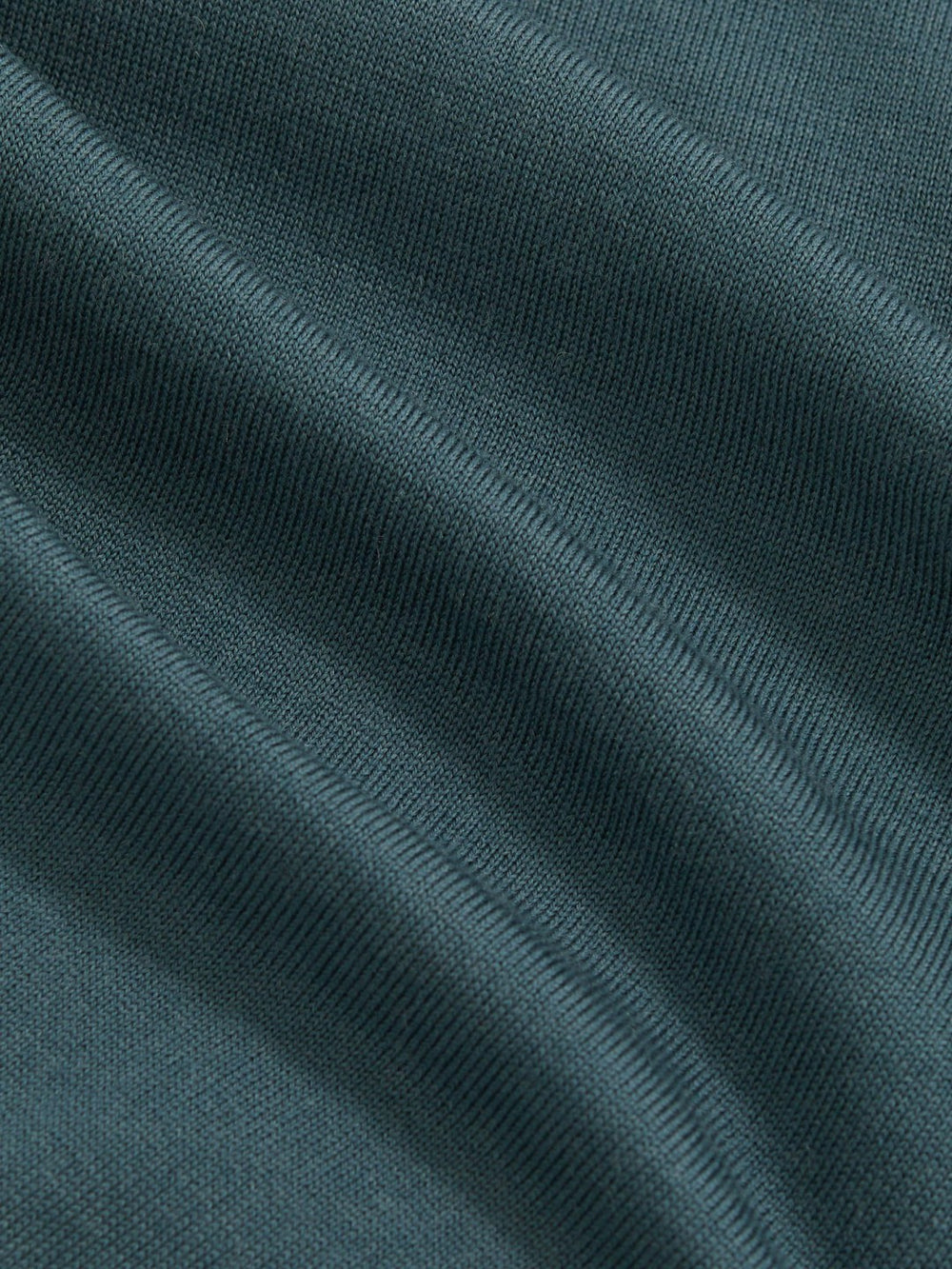 Reiss | Merino Wool Long-Sleeve Polo Shirt in Orion Blue