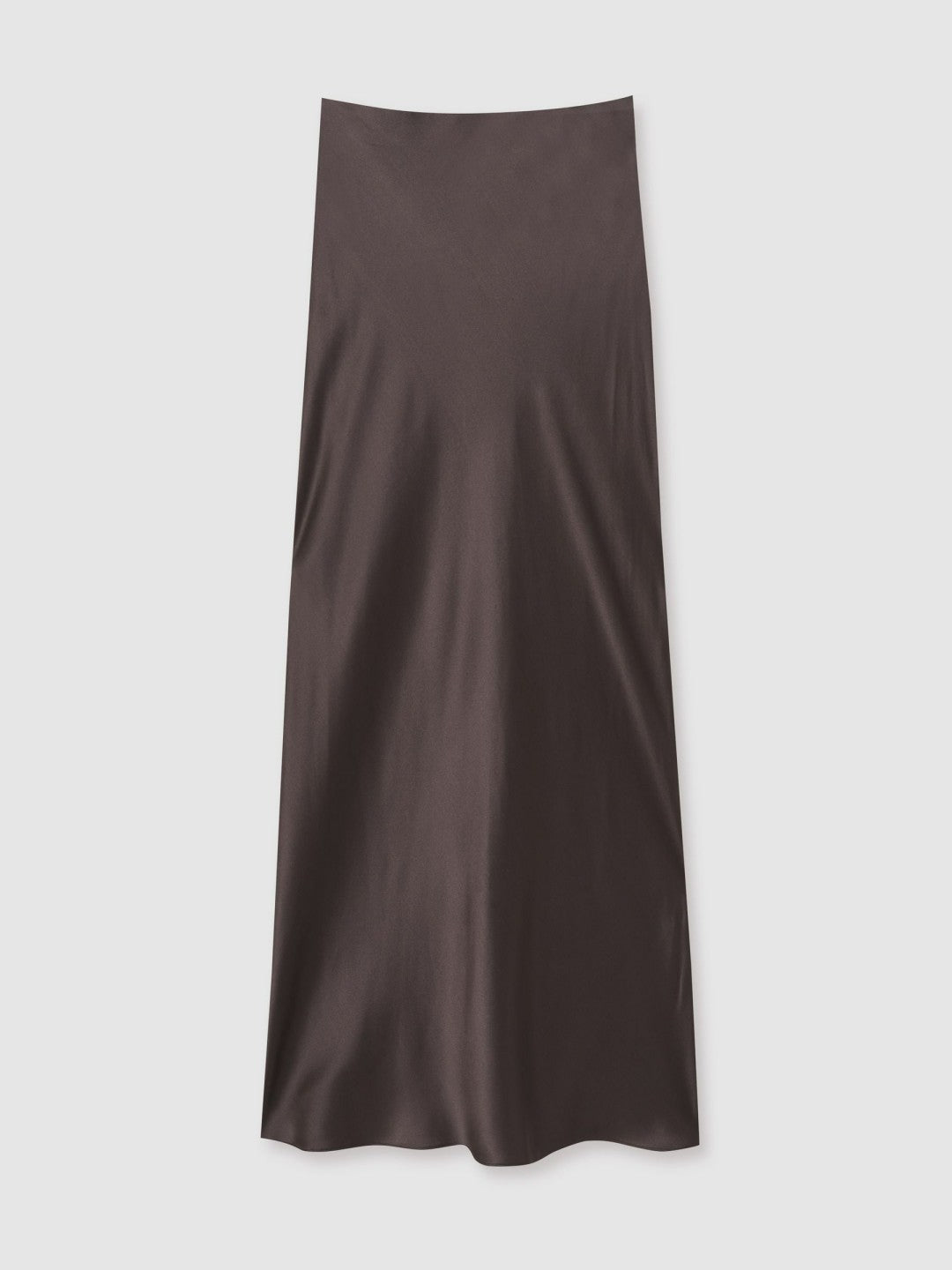 Reiss | Silk Slip Maxi Skirt in Mauve