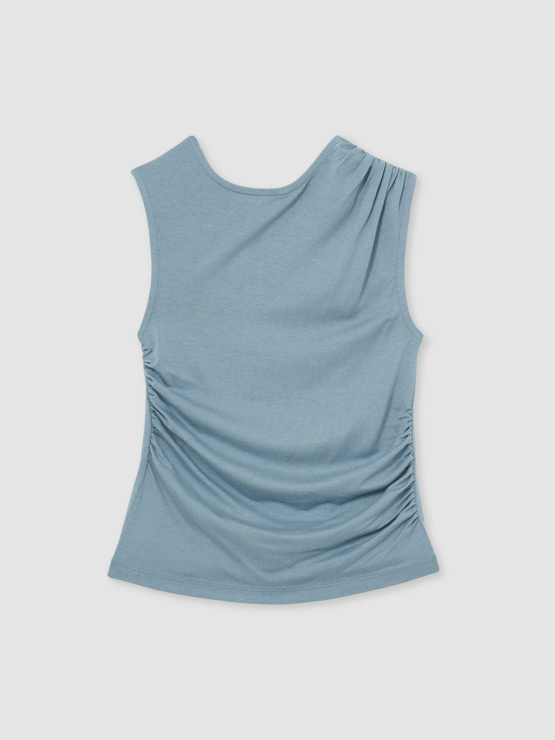 Reiss | 3-9 yrs Ruched Jersey Vest in Blue