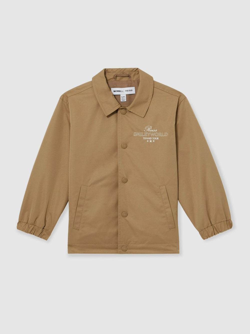 Reiss | 9-13 yrs SmileyWorld Harrington Jacket in Stone