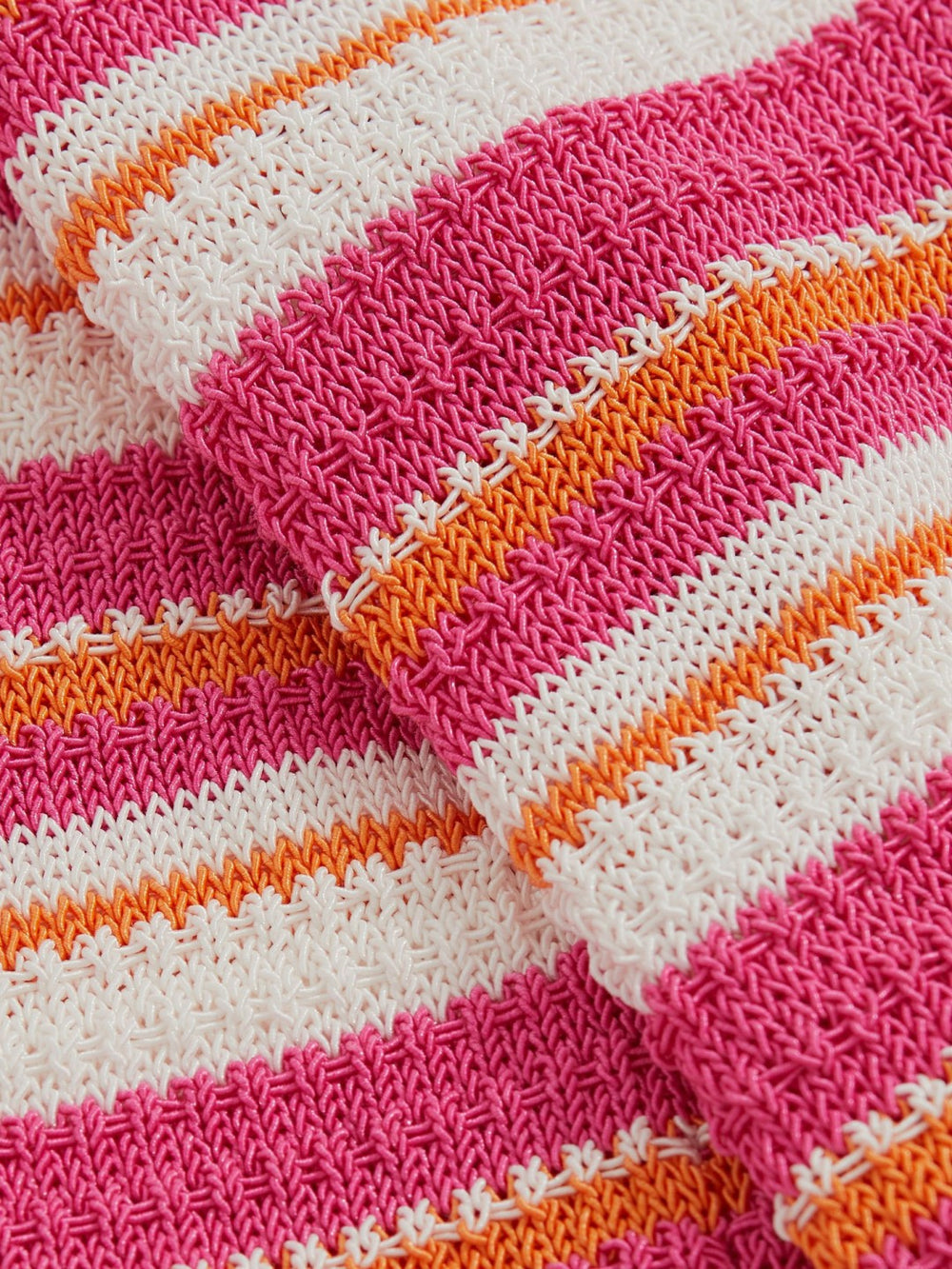 Reiss | 4-9 yrs SmileyWorld Stripe Knit Trousers in Pink