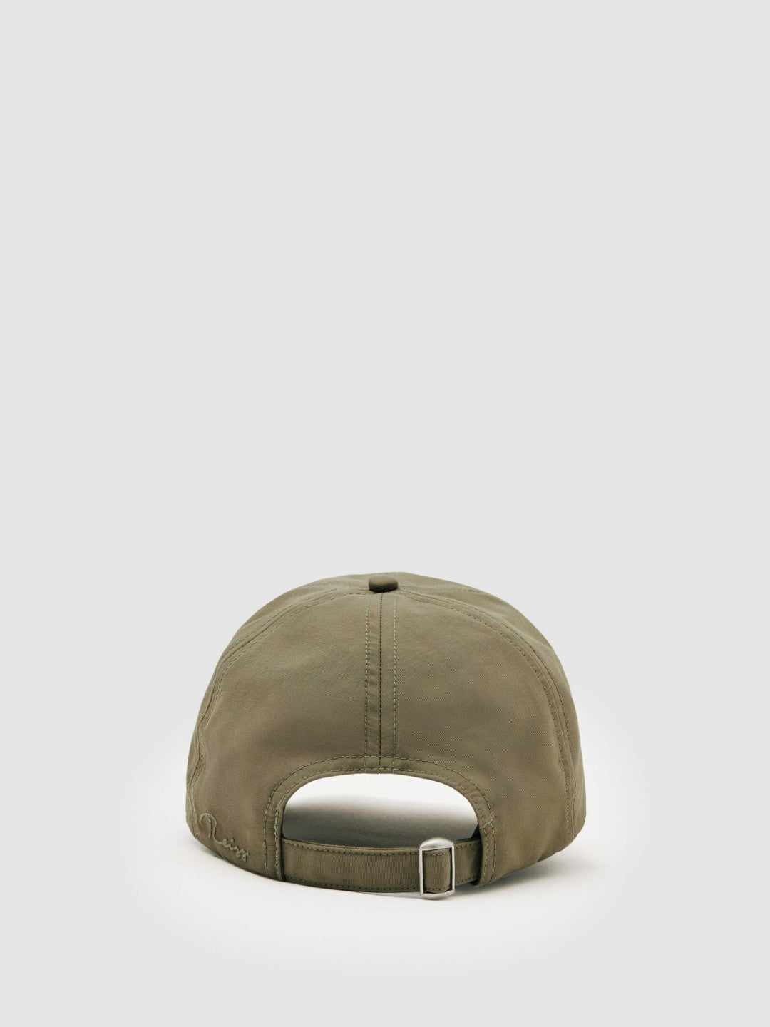 Reiss | Embroidered-Logo Tech Baseball Cap in Sage Green