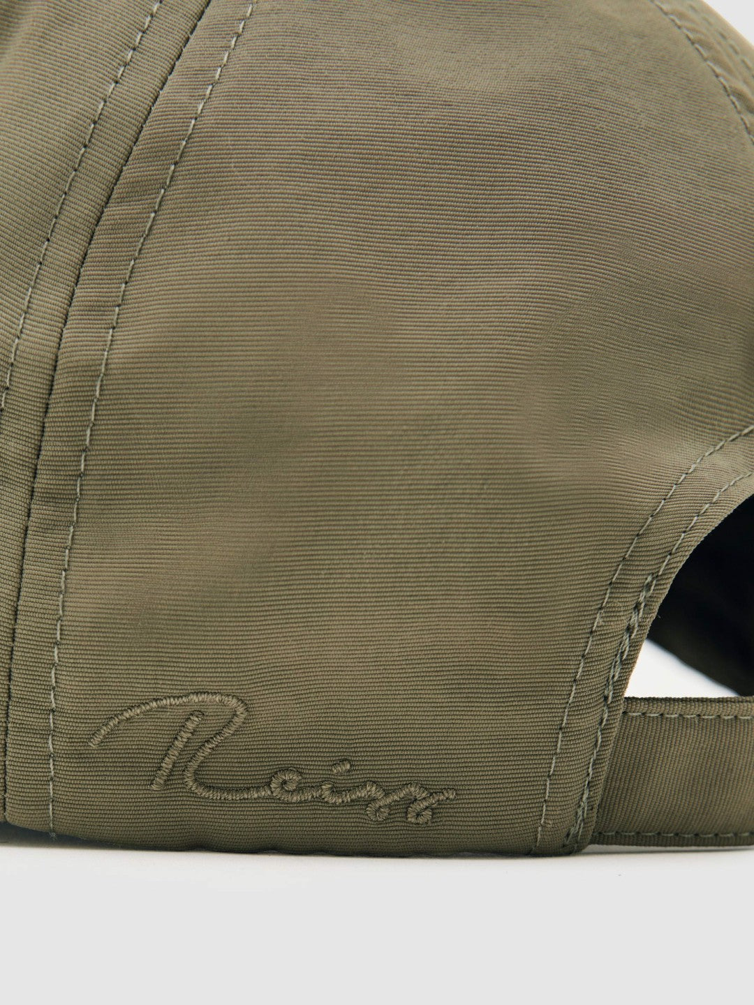Reiss | Embroidered-Logo Tech Baseball Cap in Sage Green
