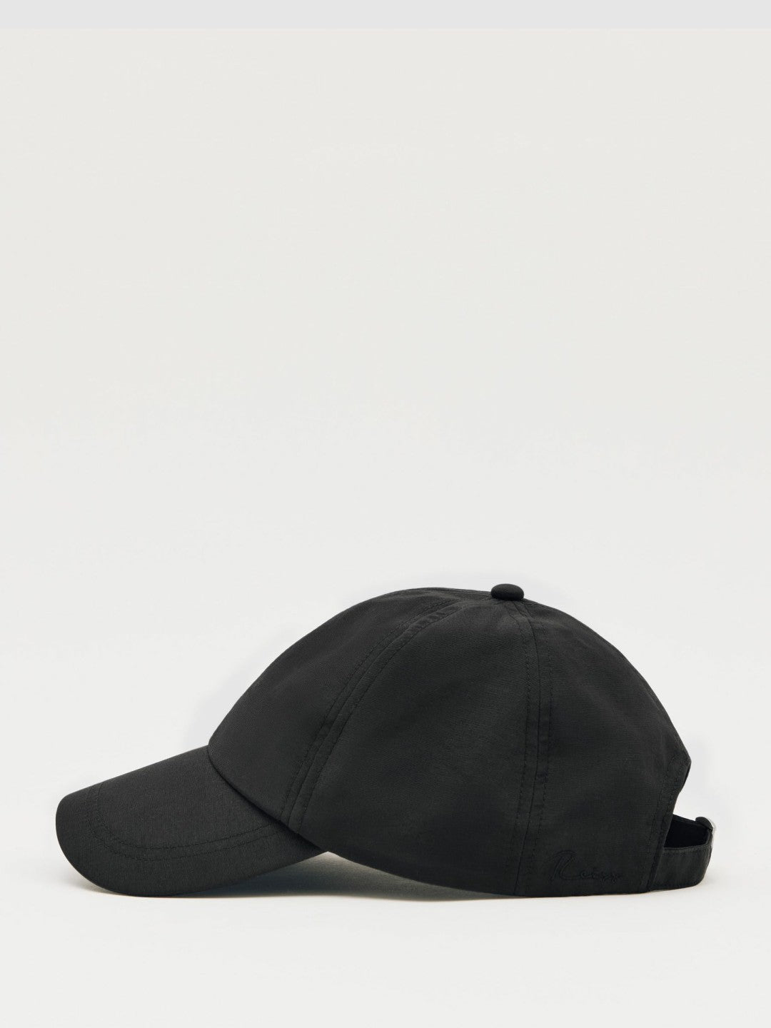 Reiss | Embroidered-Logo Tech Baseball Cap in Black