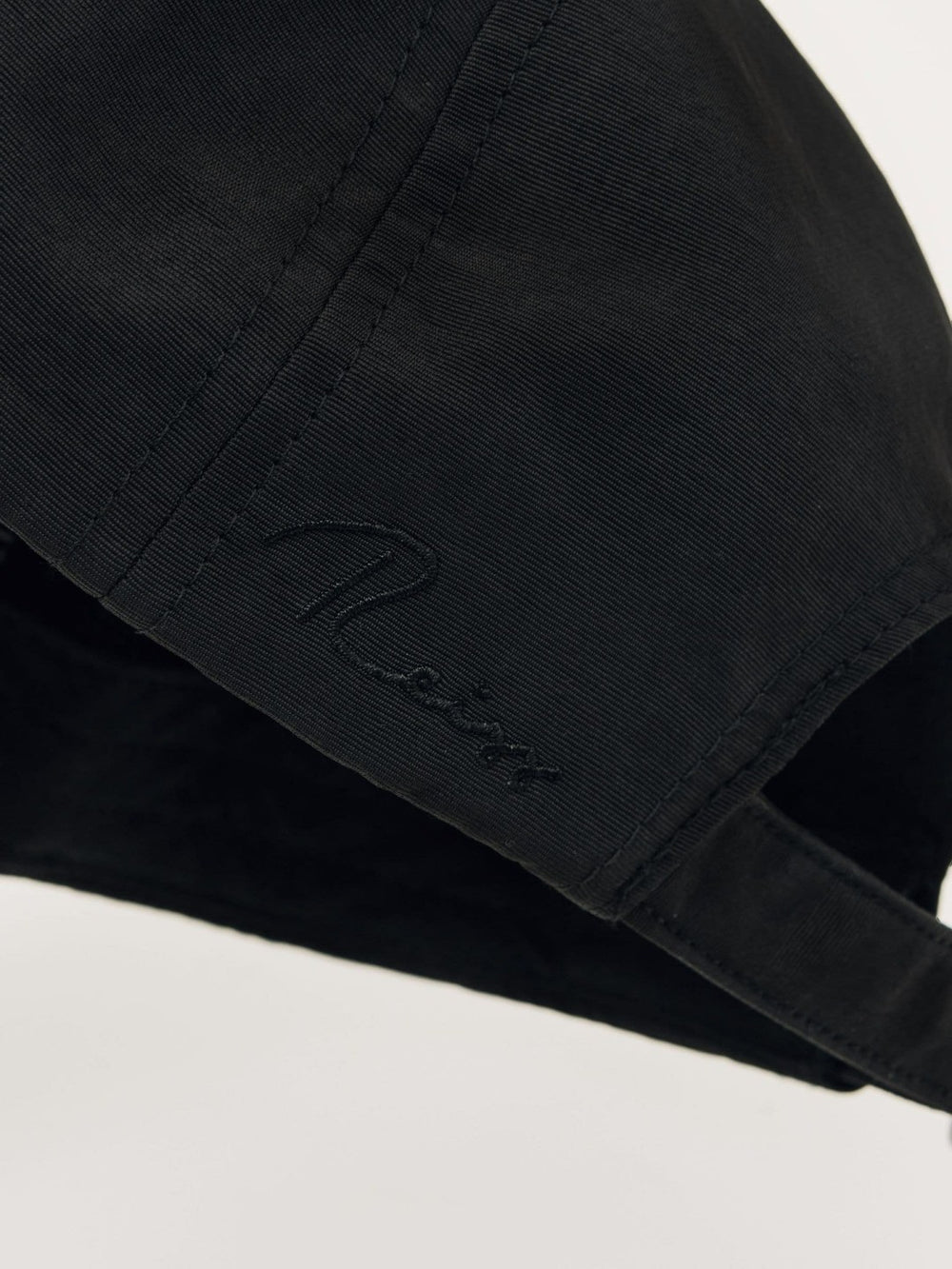 Reiss | Embroidered-Logo Tech Baseball Cap in Black
