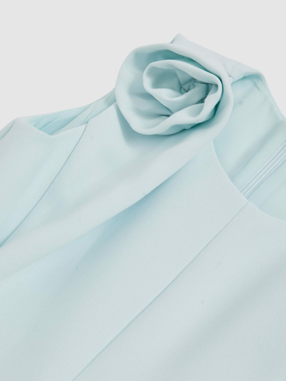Reiss | 13-14 yrs Flower-Detail Fit-And-Flare Dress in Blue
