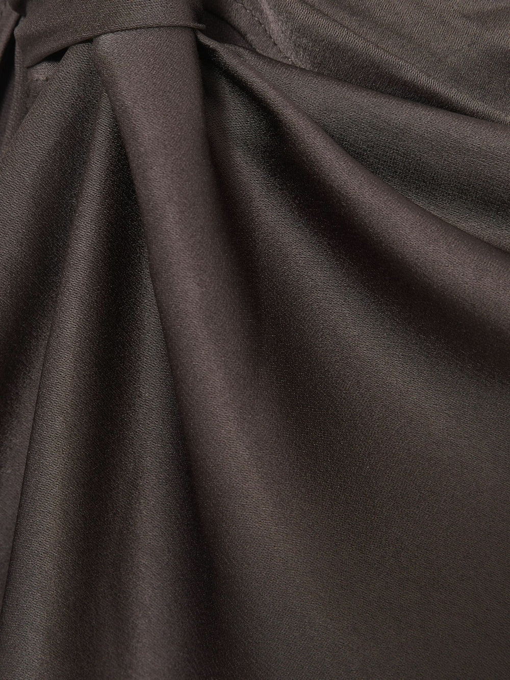 Reiss | Satin Asymmetric Draped Midi Dress in Mauve