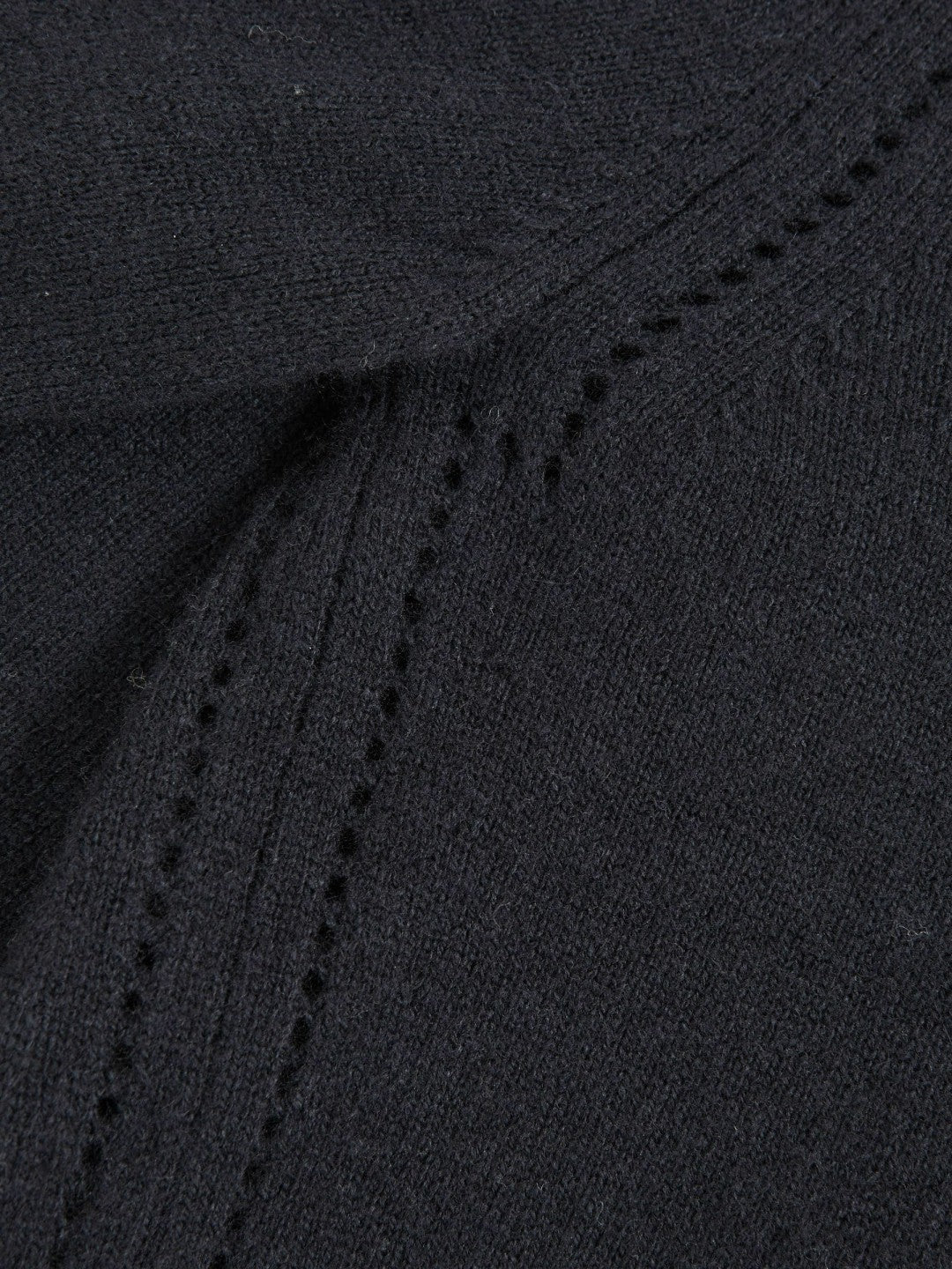Reiss | 13-14 yrs Wool-Blend Open-Stitch Jumper with Cashmere in Navy