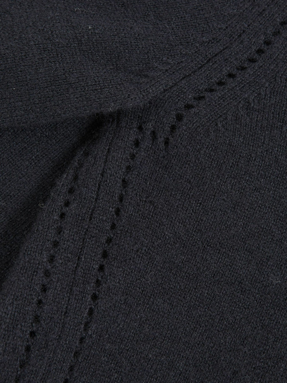 Reiss | 13-14 yrs Wool-Blend Open-Stitch Jumper with Cashmere in Navy