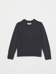 Reiss | 3-9 yrs Wool-Blend Open-Stitch Jumper with Cashmere in Navy
