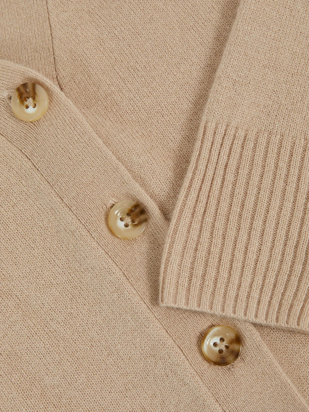 Reiss | 13-14 yrs Wool-Blend Fitted Cardigan With Cashmere in Neutral