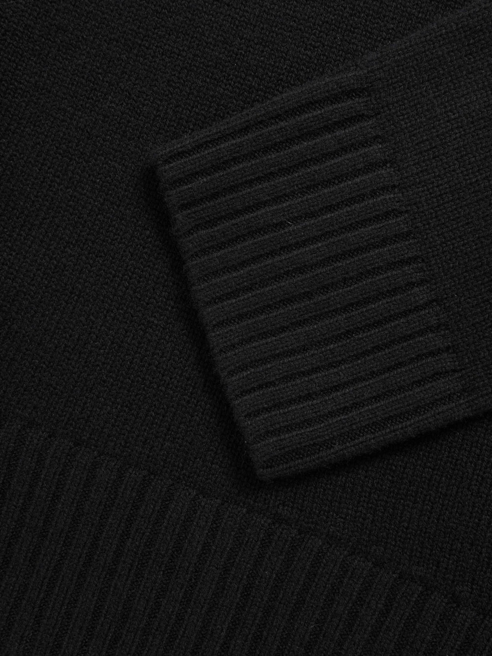 Reiss | Wool-Cashmere Crew-Neck Jumper in Black