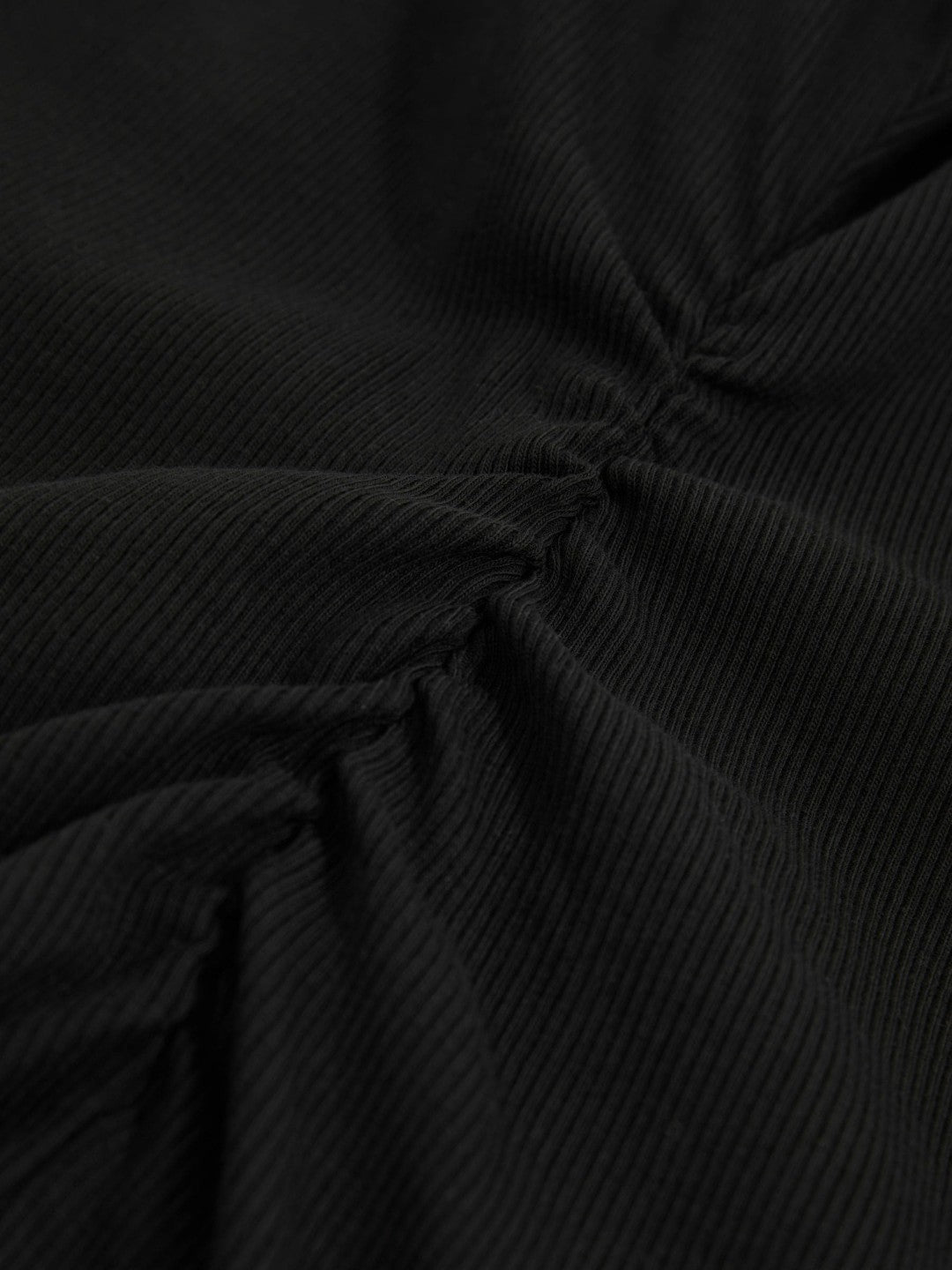 Reiss | Stretch-Cotton Ribbed Asymmetric Vest in Black