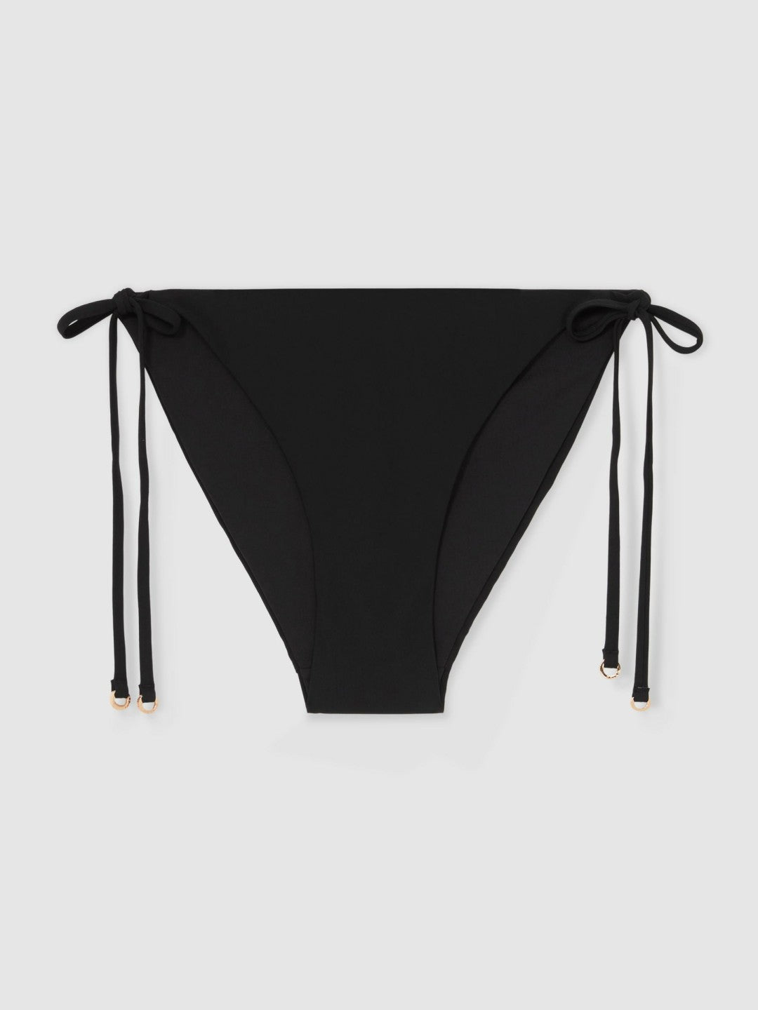 Reiss | Side Tie Bikini Bottoms in Black