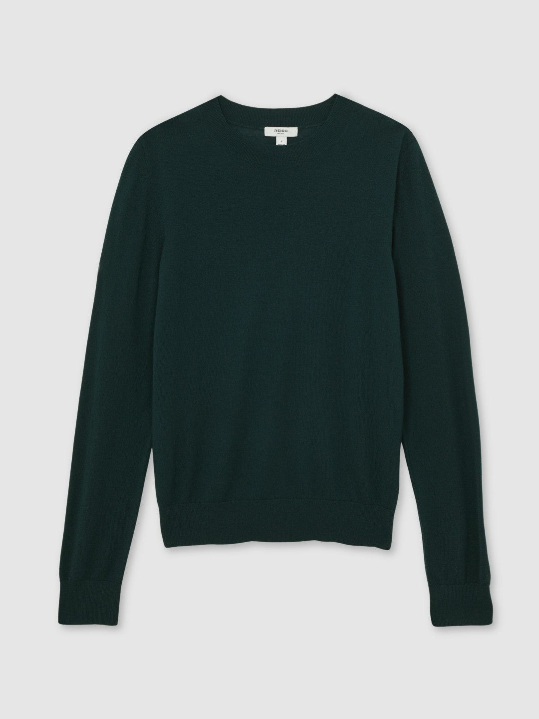 Reiss | Merino Wool Crew-Neck Jumper in Green