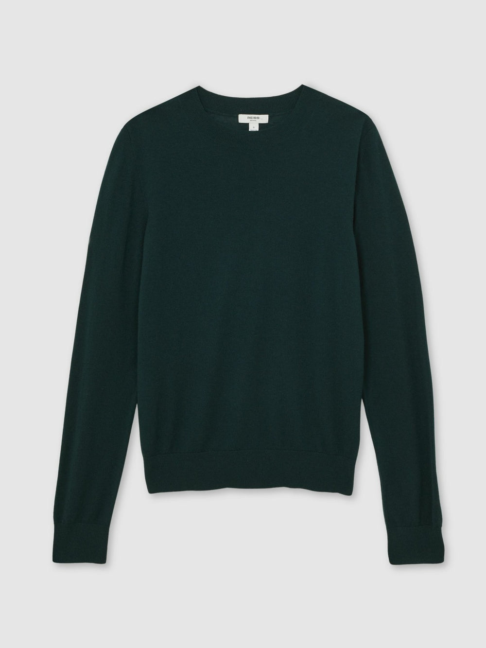 Reiss | Merino Wool Crew-Neck Jumper in Green
