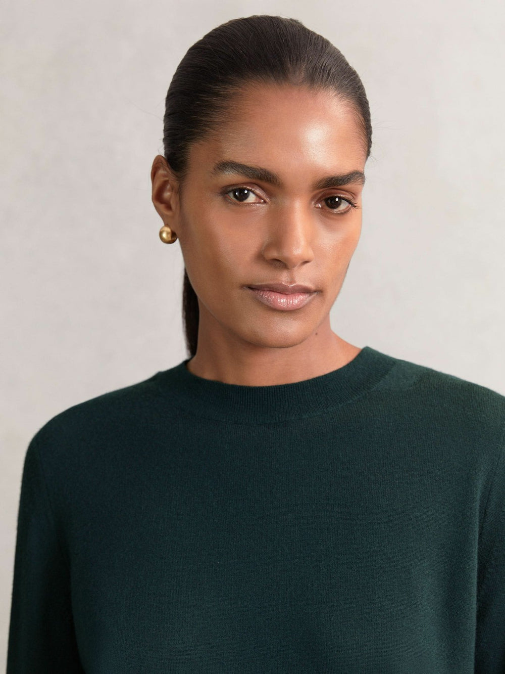 Reiss | Merino Wool Crew-Neck Jumper in Green