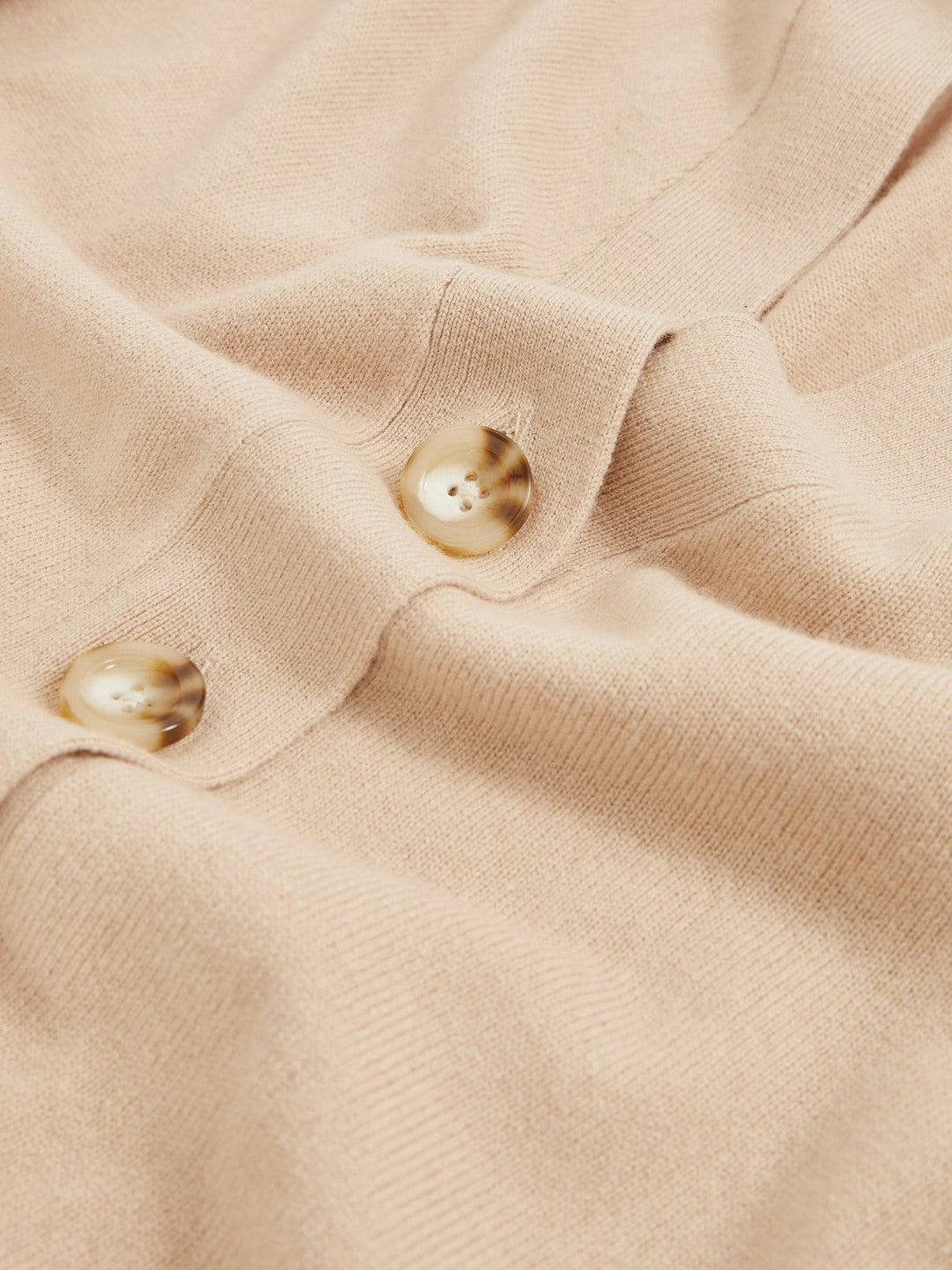 Reiss | Wool-Blend Fitted Cardigan With Cashmere in Neutral