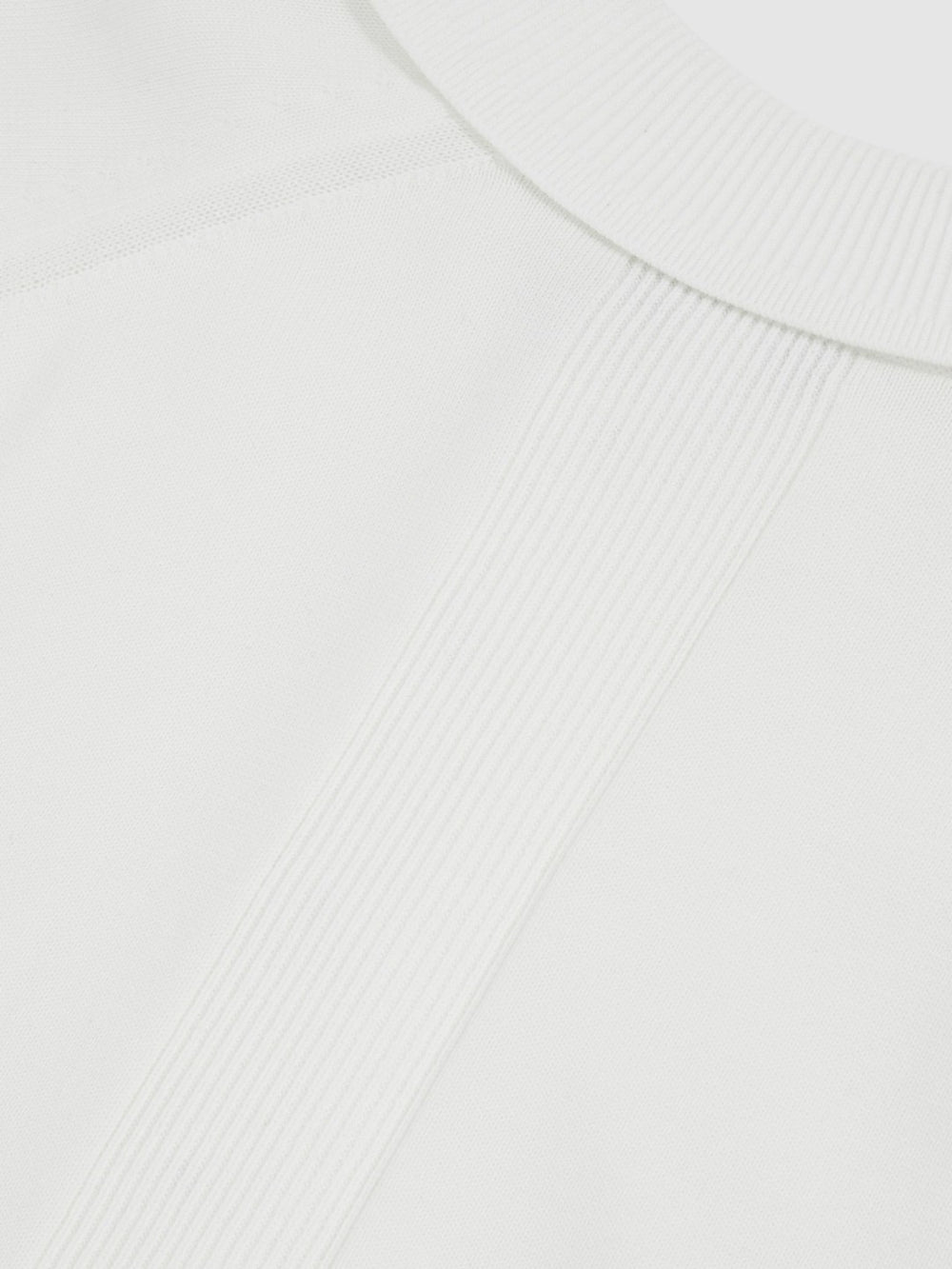 Reiss | Cotton Concealed Placket Polo Shirt in White