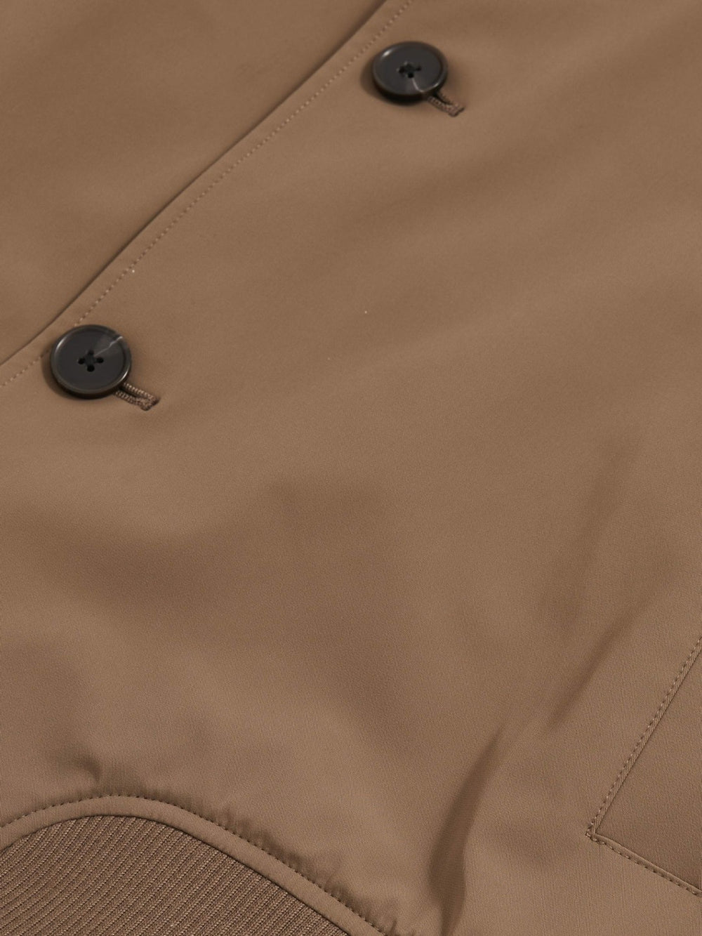Reiss | Technical Button Through Jacket in Chestnut Brown