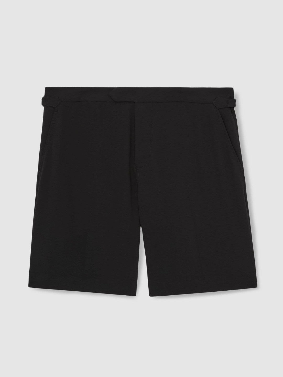 Reiss | Side-Adjuster Tailored Shorts in Black