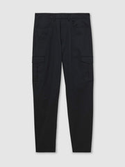 Reiss | Cotton-Lyocell Cargo Trousers in Navy