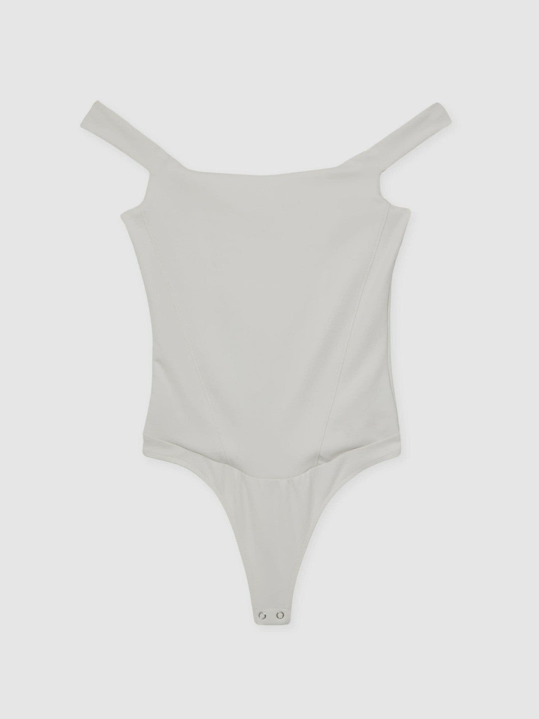 Reiss | Scuba Corset Bodysuit in White