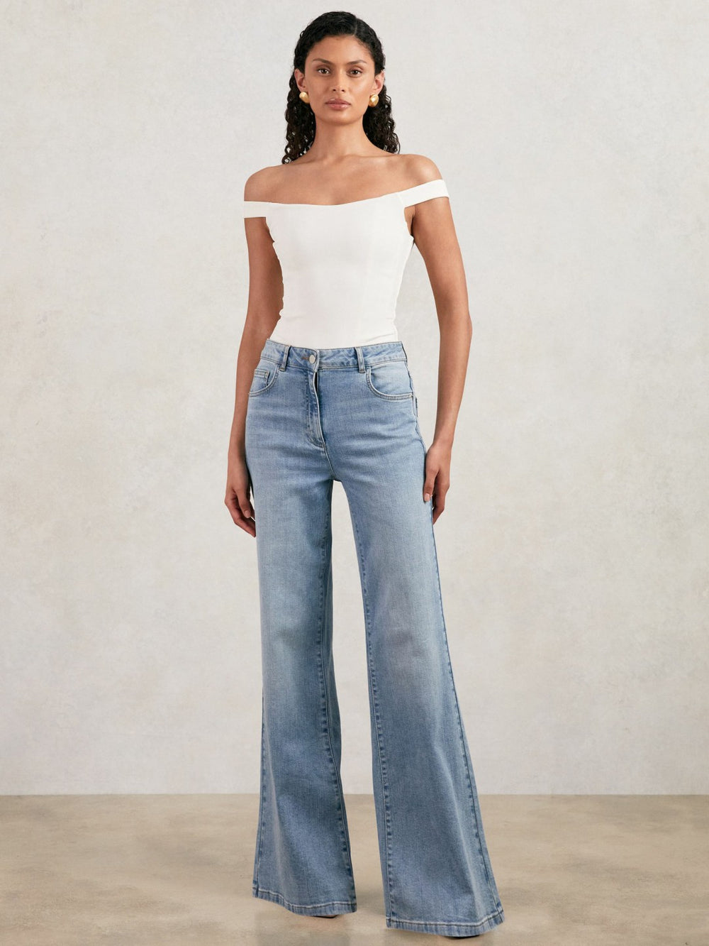 Reiss | Scuba Corset Bodysuit in White