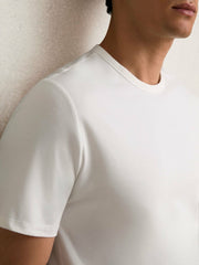 Reiss | Stretch-Cotton Crew-Neck T-Shirt in White