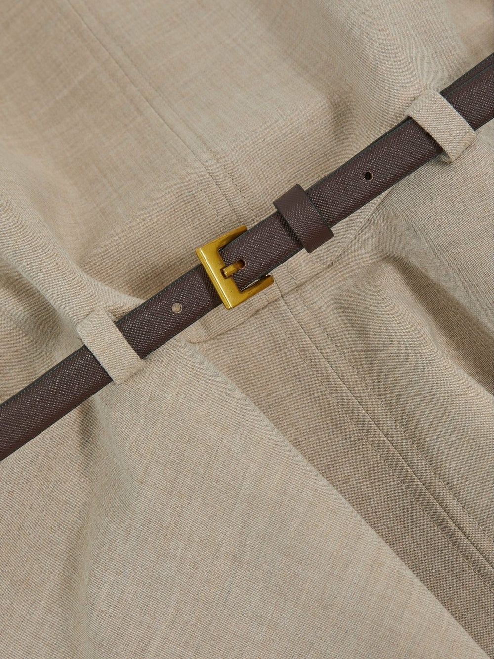 Reiss | 9-13 yrs Drop Waist Belted Sleeveless Dress in Neutral
