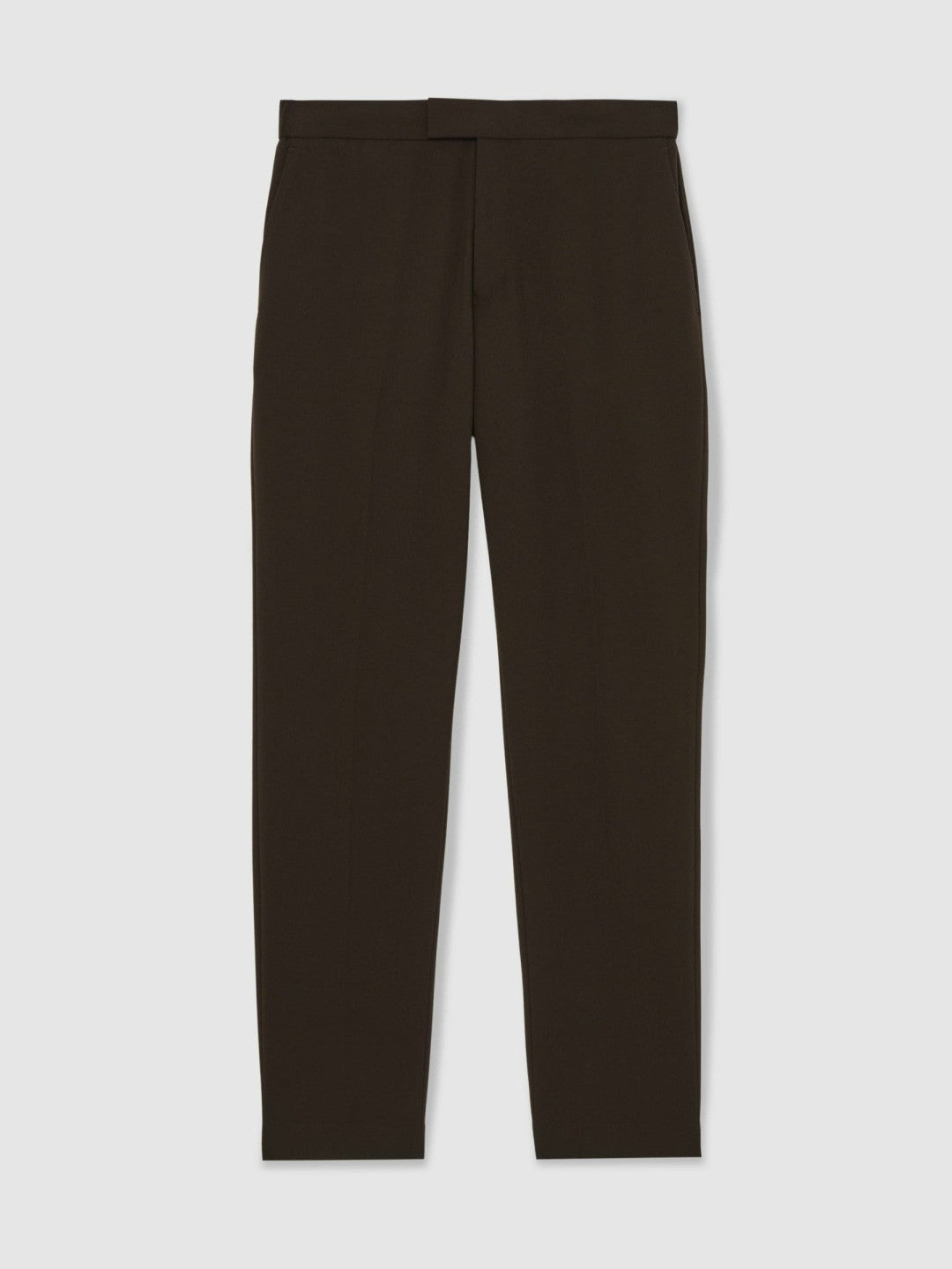 Reiss | Slim-Fit Internal-Drawstring Trousers in Brown