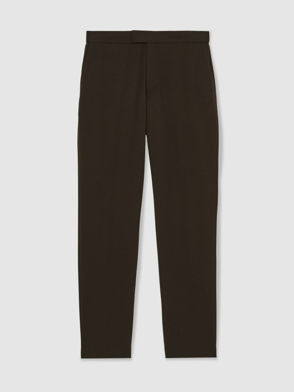 Reiss | Slim-Fit Internal-Drawstring Trousers in Brown