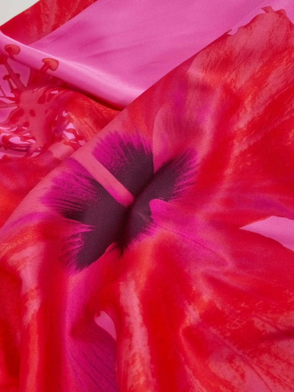 Reiss | Good American Satin Floral Maxi Dress in Pink