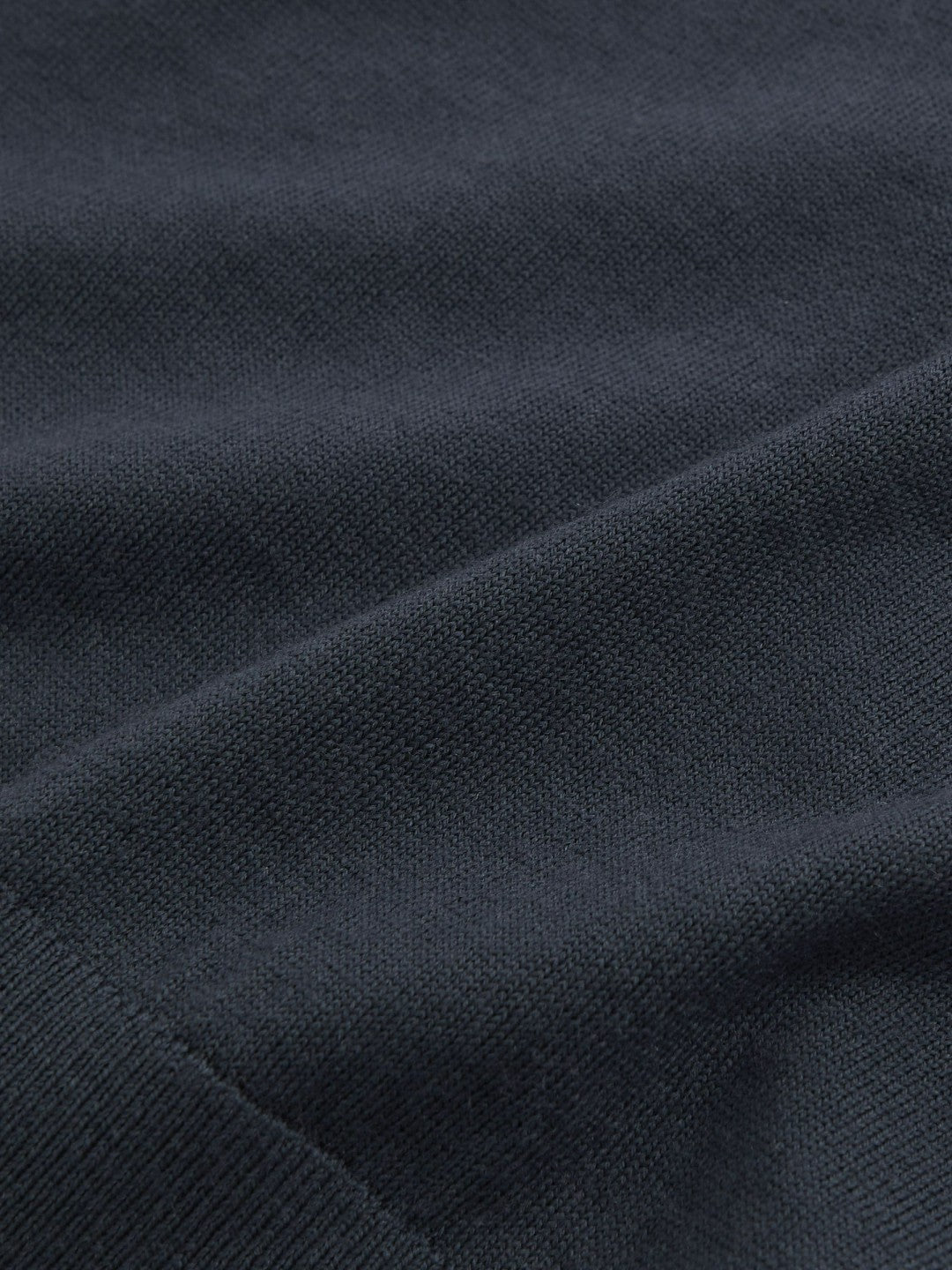 Reiss | Merino Wool Drawstring Hoodie in Midnight Navy
