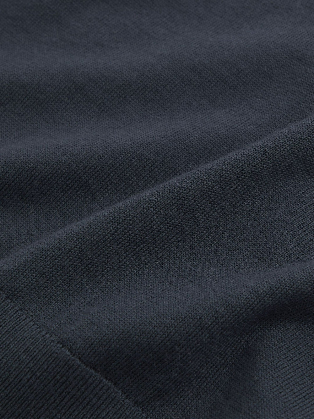 Reiss | Merino Wool Drawstring Hoodie in Midnight Navy