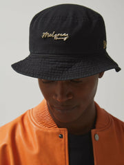 Reiss | Unisex Fit McLaren Racing Cotton Bucket Hat in Black