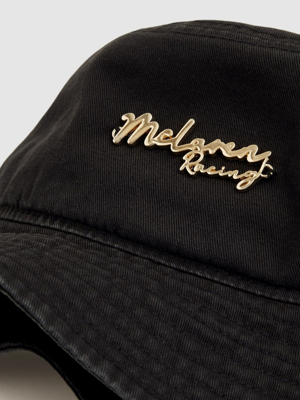 Reiss | Unisex Fit McLaren Racing Cotton Bucket Hat in Black
