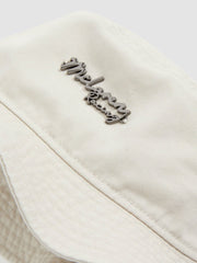 Reiss | Unisex Fit McLaren Racing Cotton Bucket Hat in Stone