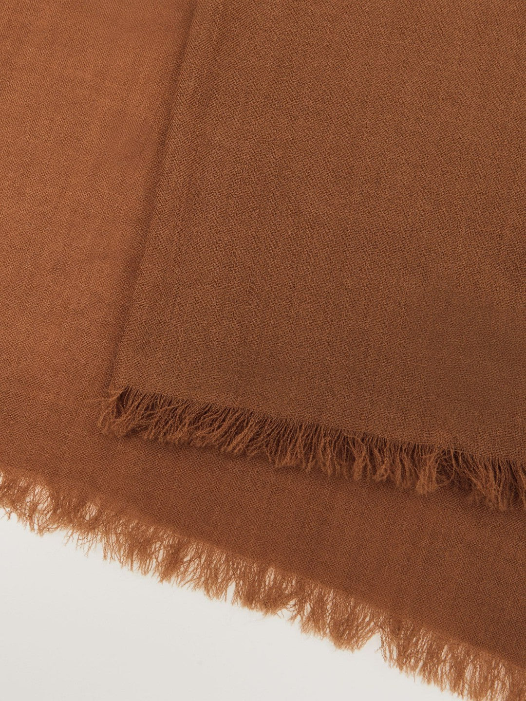 Reiss | Wool-Cashmere Lightweight Scarf in Camel