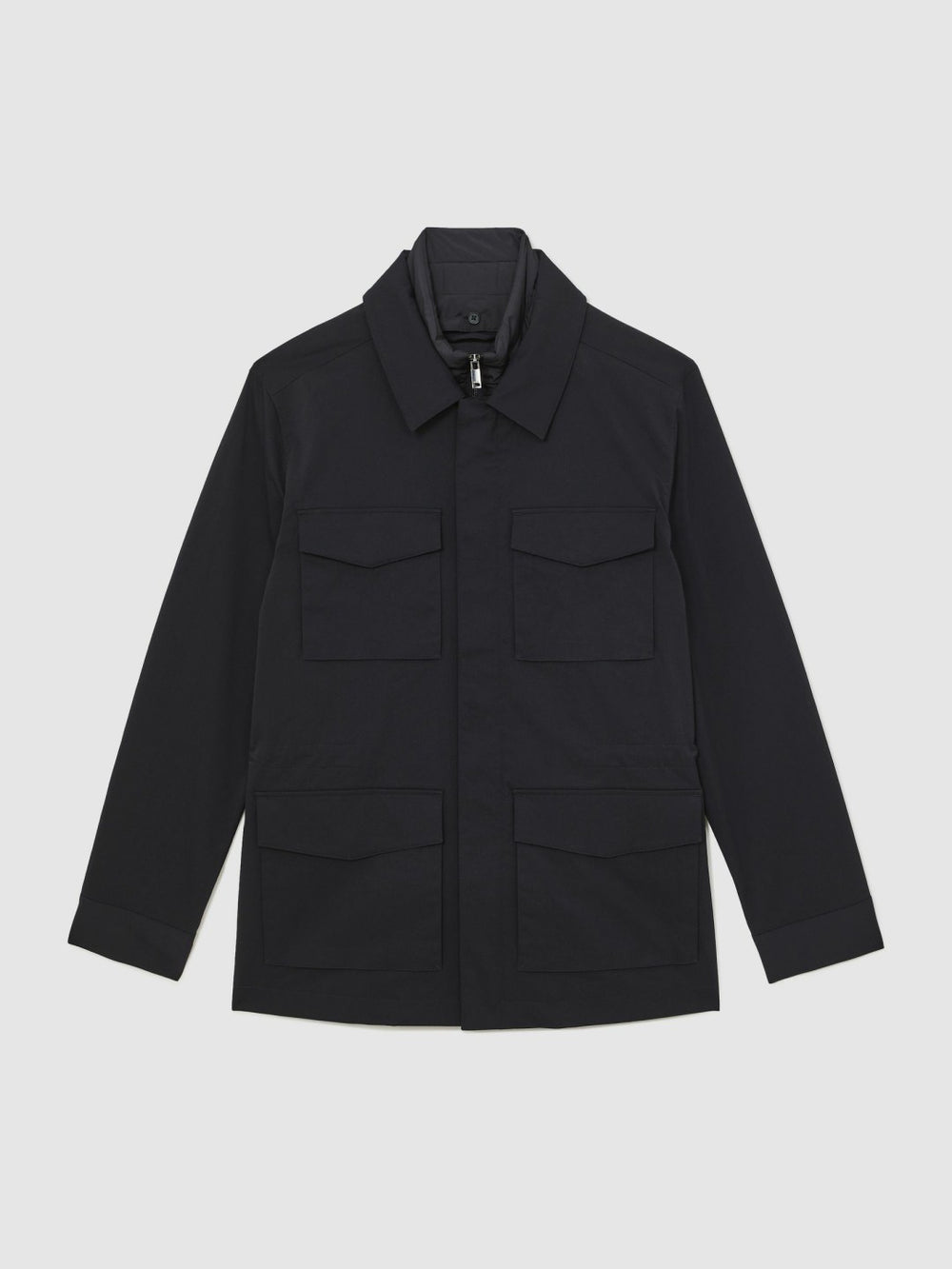 Reiss | Removable-Gilet Safari Jacket in Navy