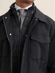 Reiss | Removable-Gilet Safari Jacket in Navy