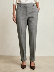 Reiss | Check Slim-Fit Suit Trousers in Grey