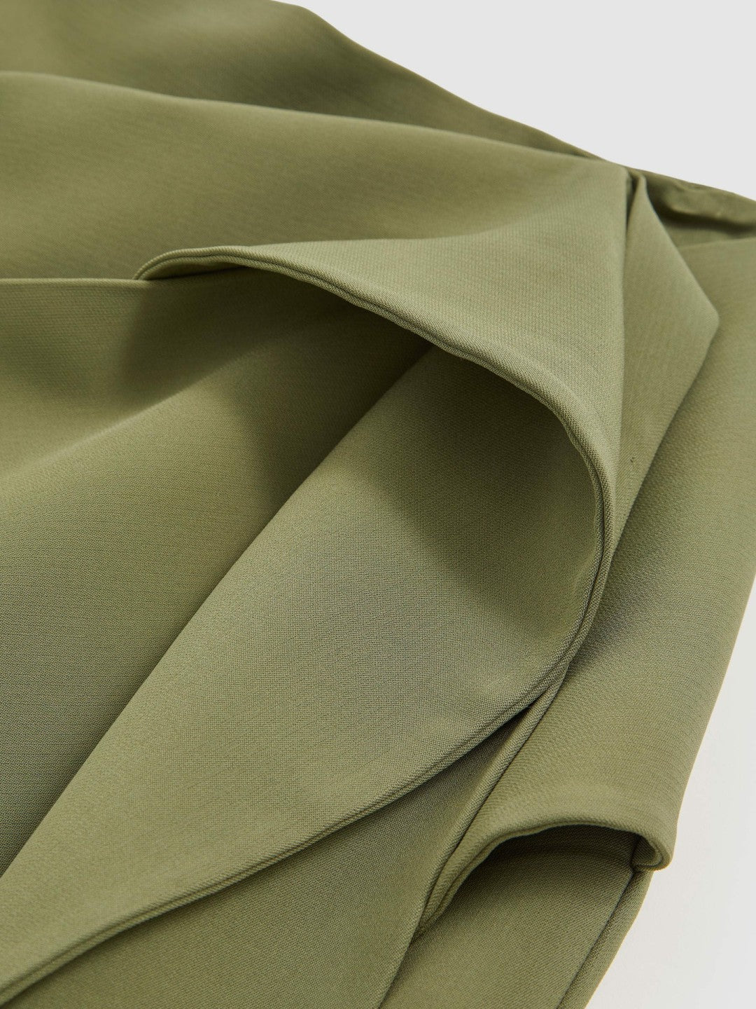 Reiss | Sculptural Mini Skirt in Green