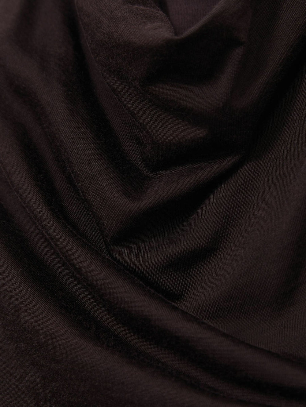 Reiss | Cotton-Blend Cowl-Neck Sleeveless Top in Plum Purple