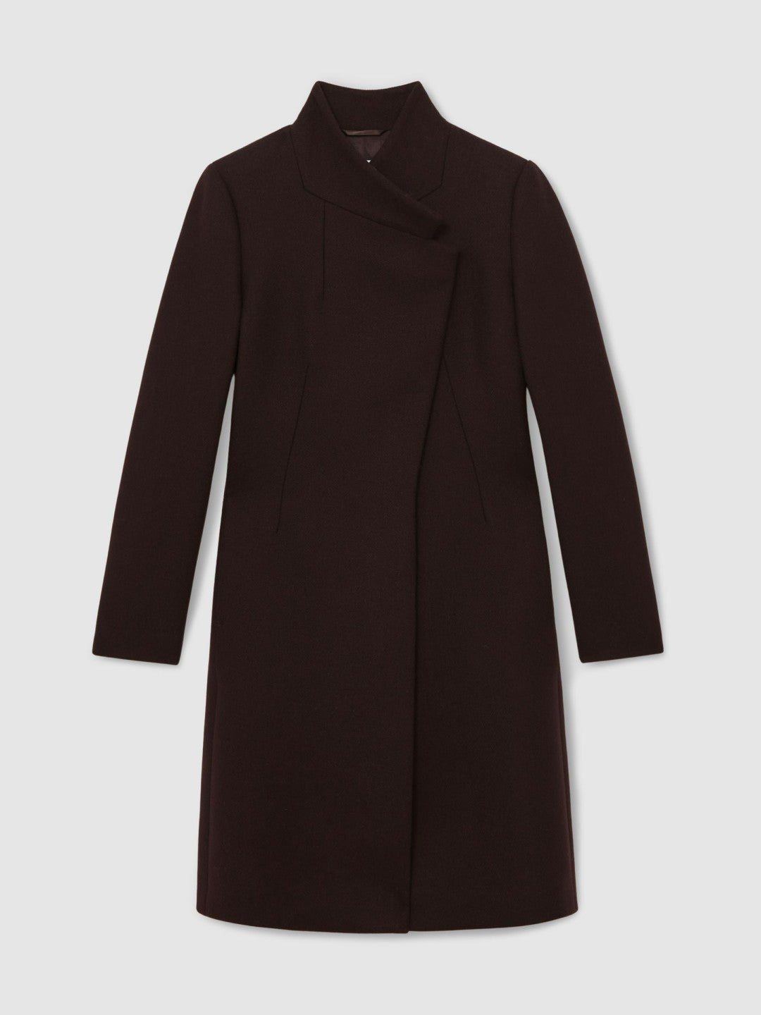Reiss | Coat in Chocolate Brown
