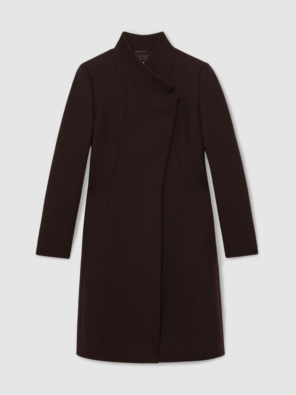 Reiss | Coat in Chocolate Brown
