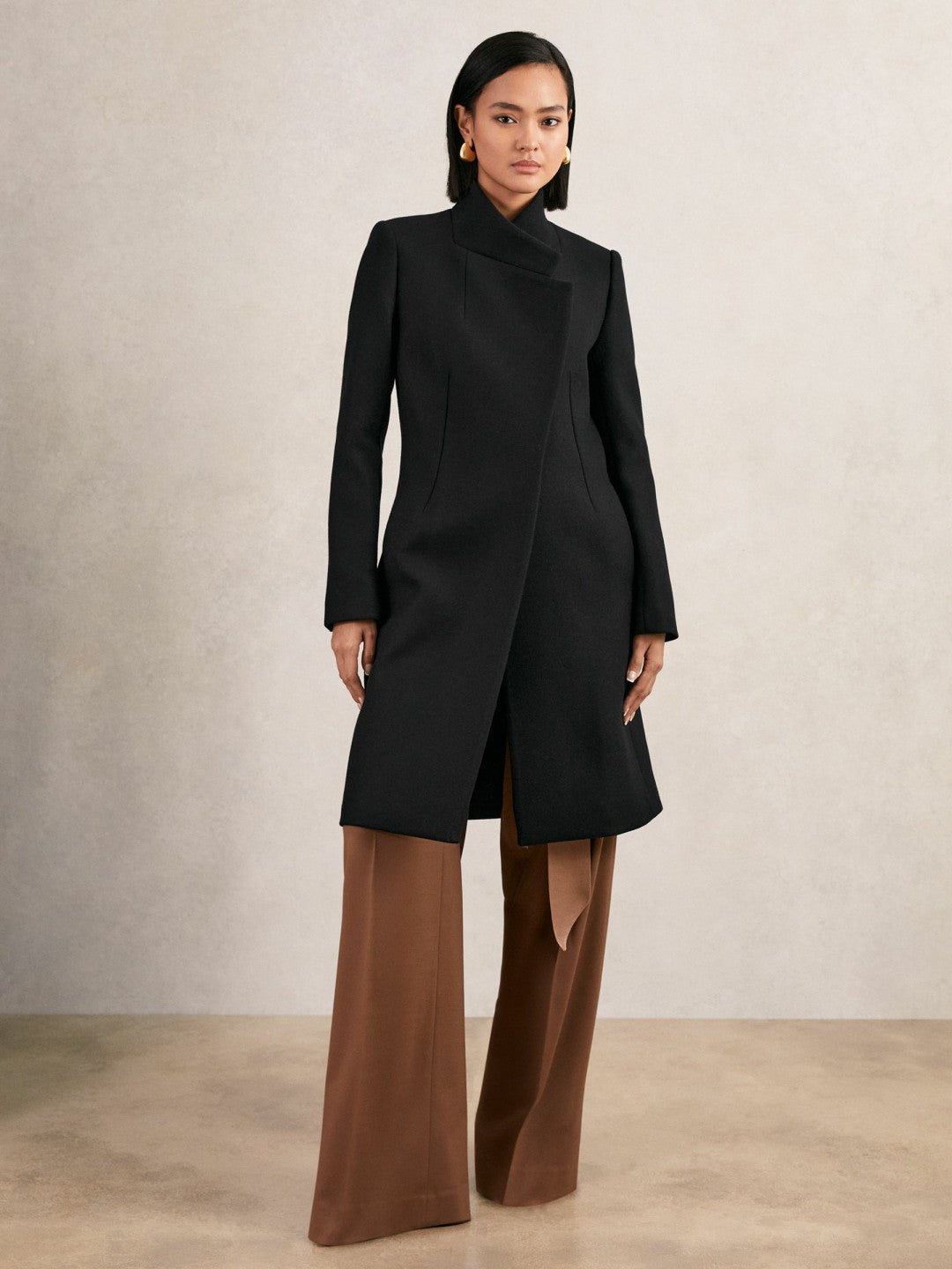 Reiss | Petite Coat in Black