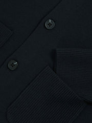 Reiss | 9-13 yrs Button-Through Knitted Cardigan in Navy