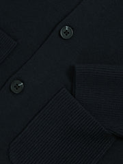 Reiss | 13-14 yrs Button-Through Knitted Cardigan in Navy
