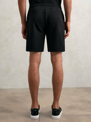 Reiss | Textured Drawstring Shorts in Black